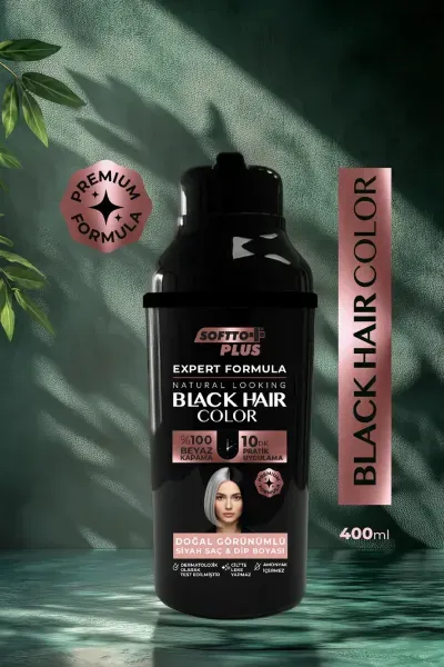 Softto Plus Expert Formular Hair Color Black -women- 400 ml